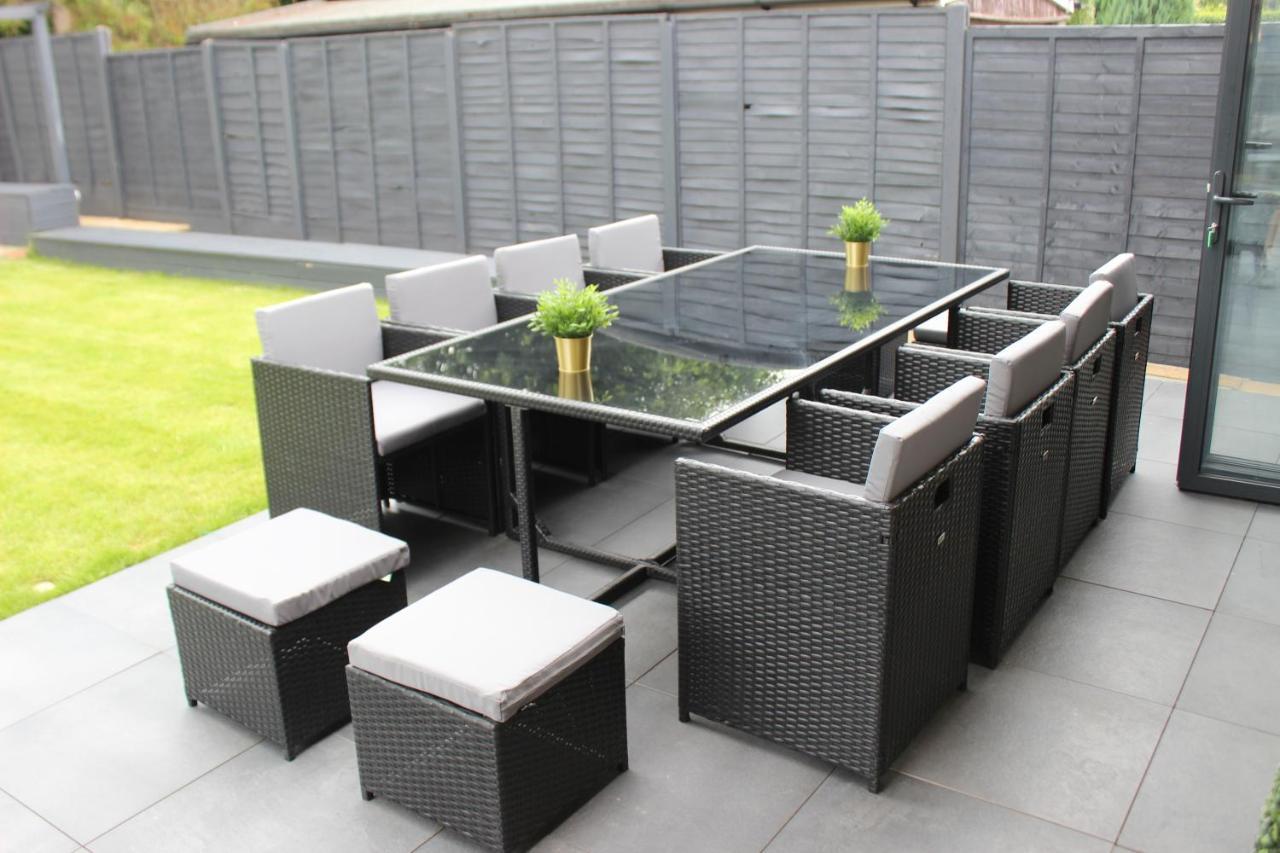 Modern Spacious House - Sleeps 16, Free Parking, Sun Terrace Nuneaton Esterno foto